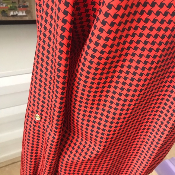 Michael Kors houndstooth plaid tunic - Picture 5 of 8